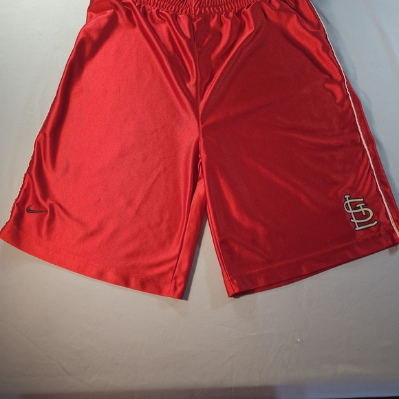 St Louis Cardinals Shorts Mens Adult Extra Large Red Logo MLB Baseball Nike - Picture 1 of 12